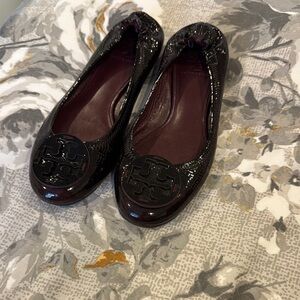 Tory Burch Black Sparkly Flats